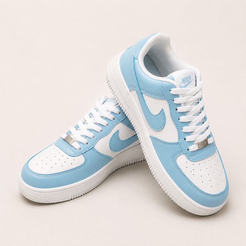 Nike AF1 Premium & Classic Blue Sneaker